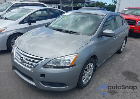 2014 Nissan Sentra Sv из США, поврежденный, VIN 3N1AB7AP8EY282942